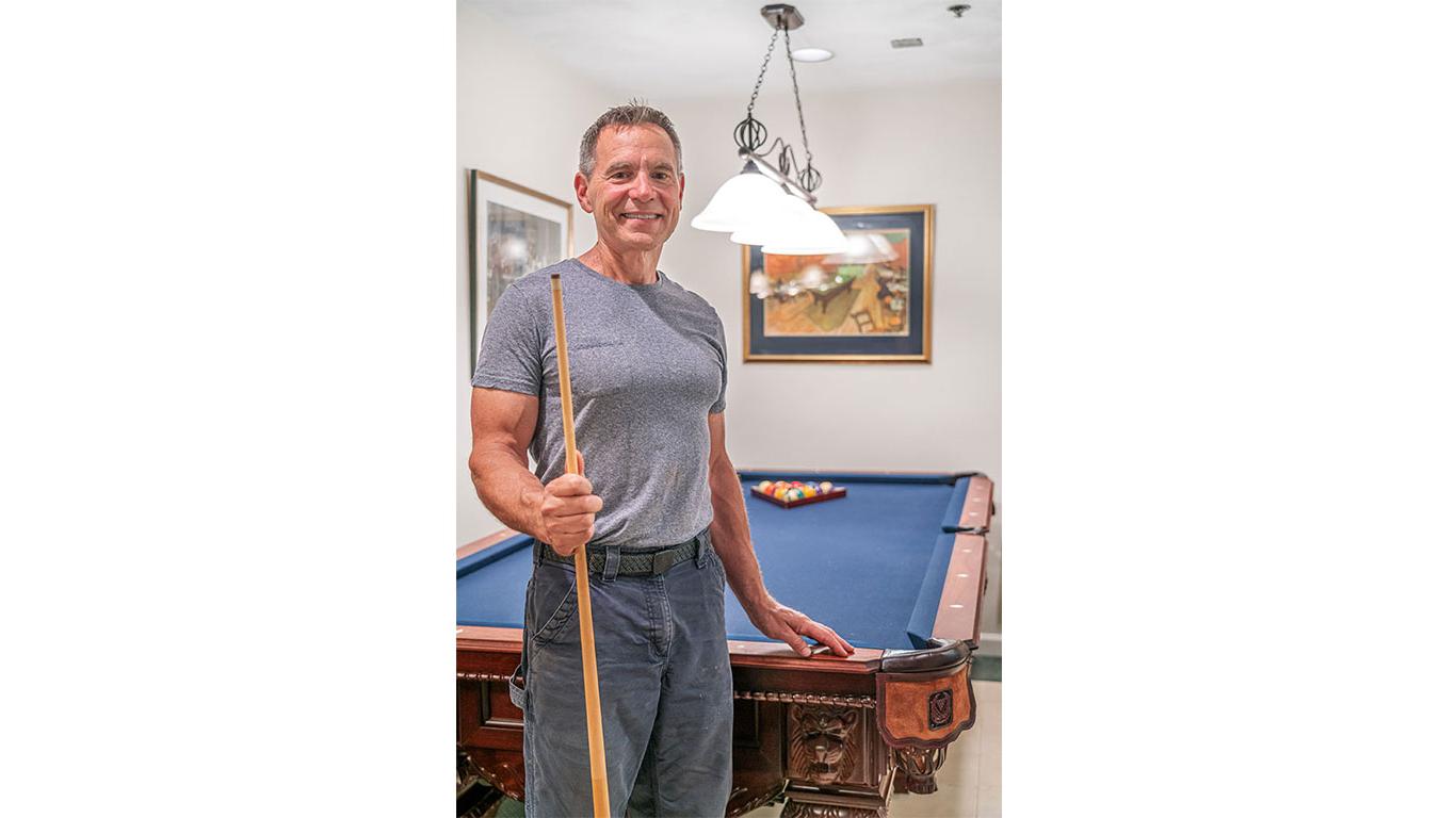 Owner Stephen Kelly of Boston Billiard Emporium